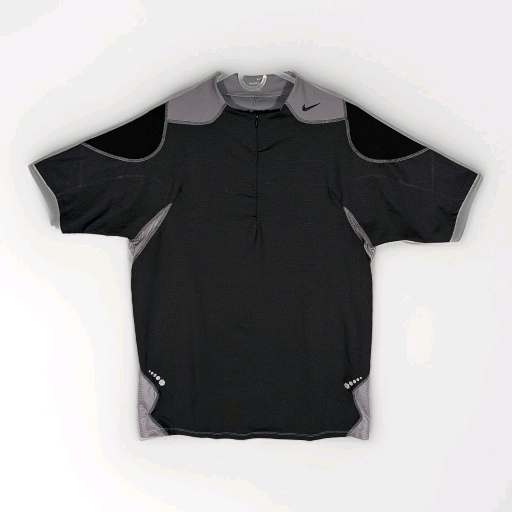 2005 Nike Sphere React Tony Spackman Shirt Men's L/XL 1/4 Zip Tennis Performance